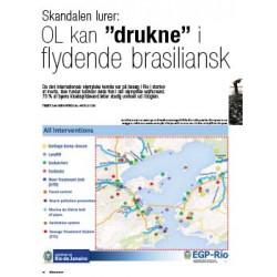 OL i flydende brasiliansk losseplads